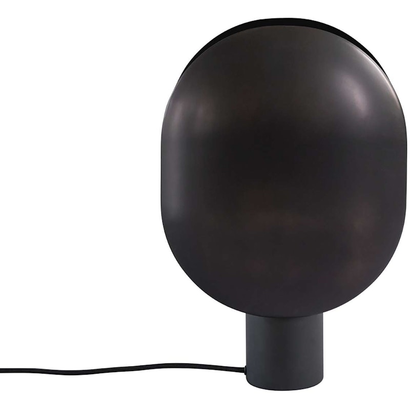 Clam Table Lamp Bordlampe, Burned Black