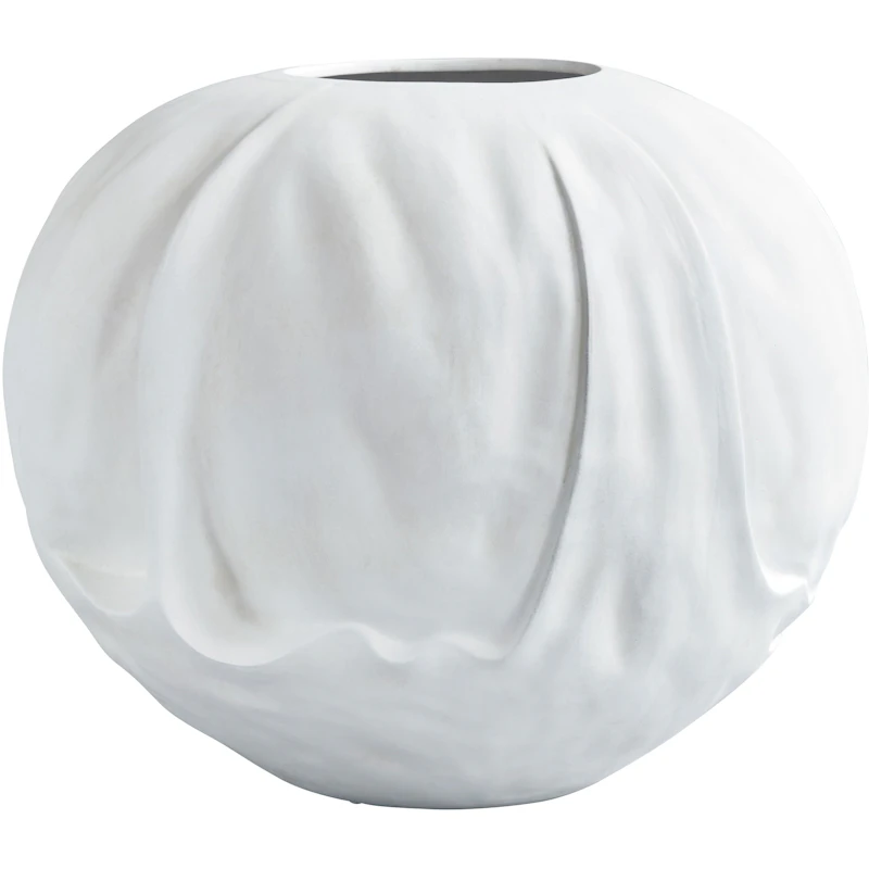 Orimono Vase 50 cm, Benhvit