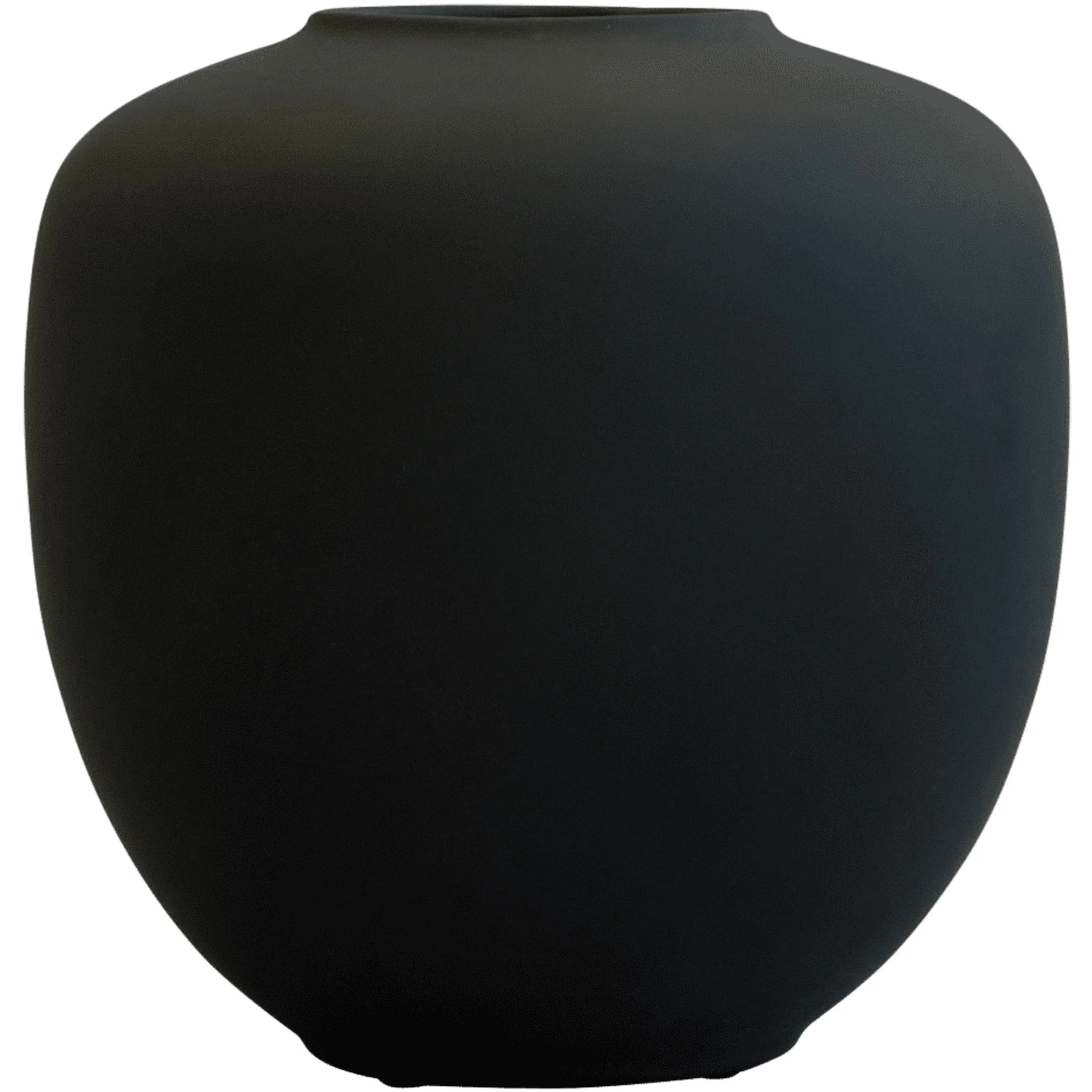 101 Copenhagen Sunao Vase &Oslash;25 Cm - Vaser Keramikk Sort - 243046