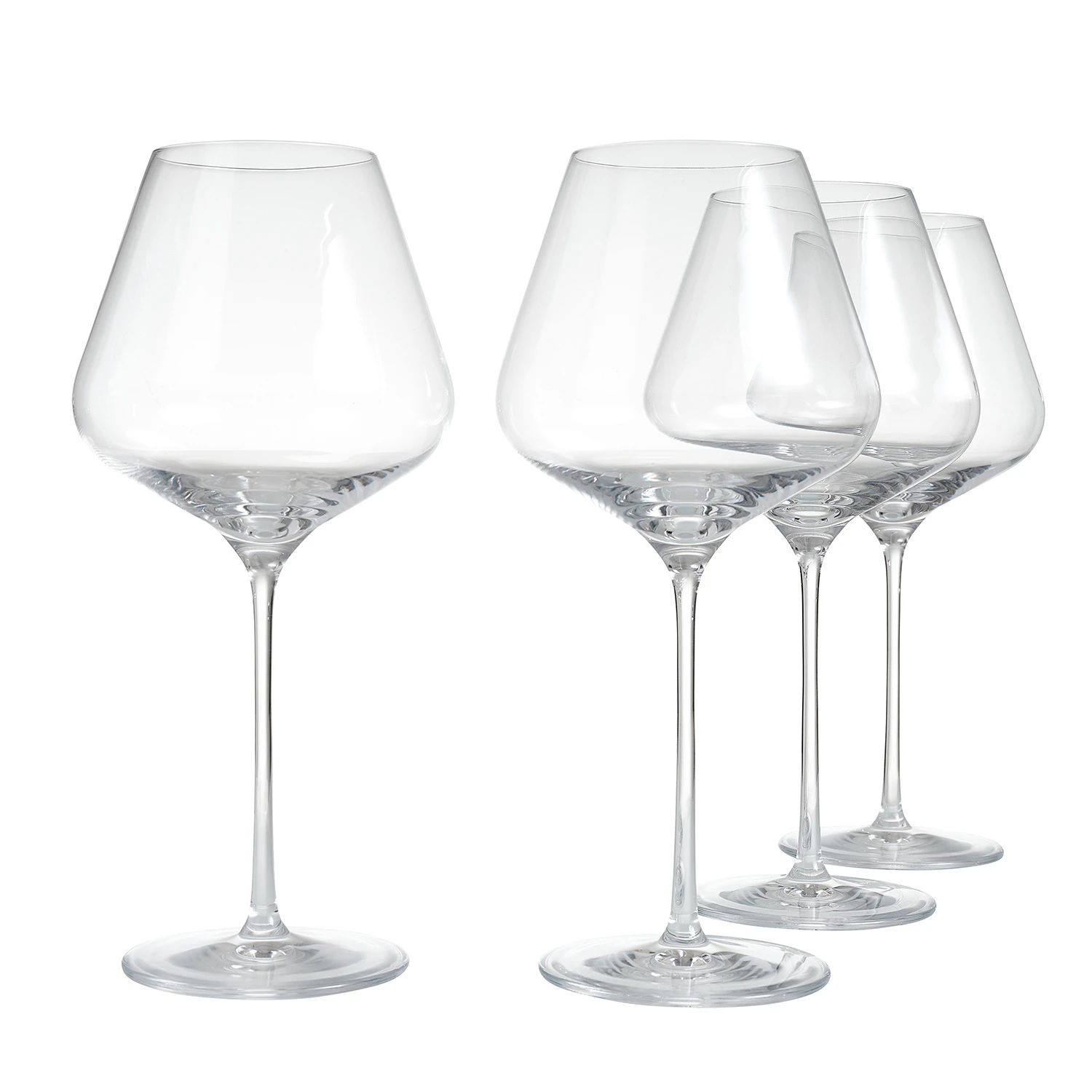 Aida Connoisseur Extravagant R&oslash;dvinsglass 71 Cl 4-pk -  Vinglass Krystall Klar - 16100