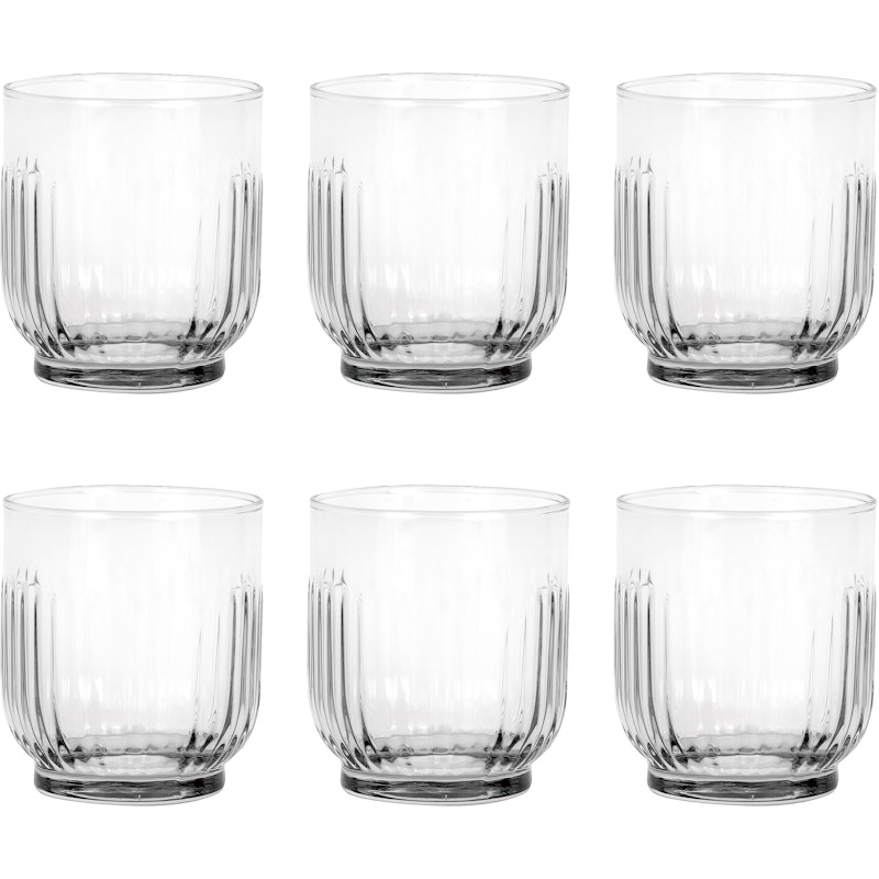 Groovy Glass 33 cl 6-pk, Klar