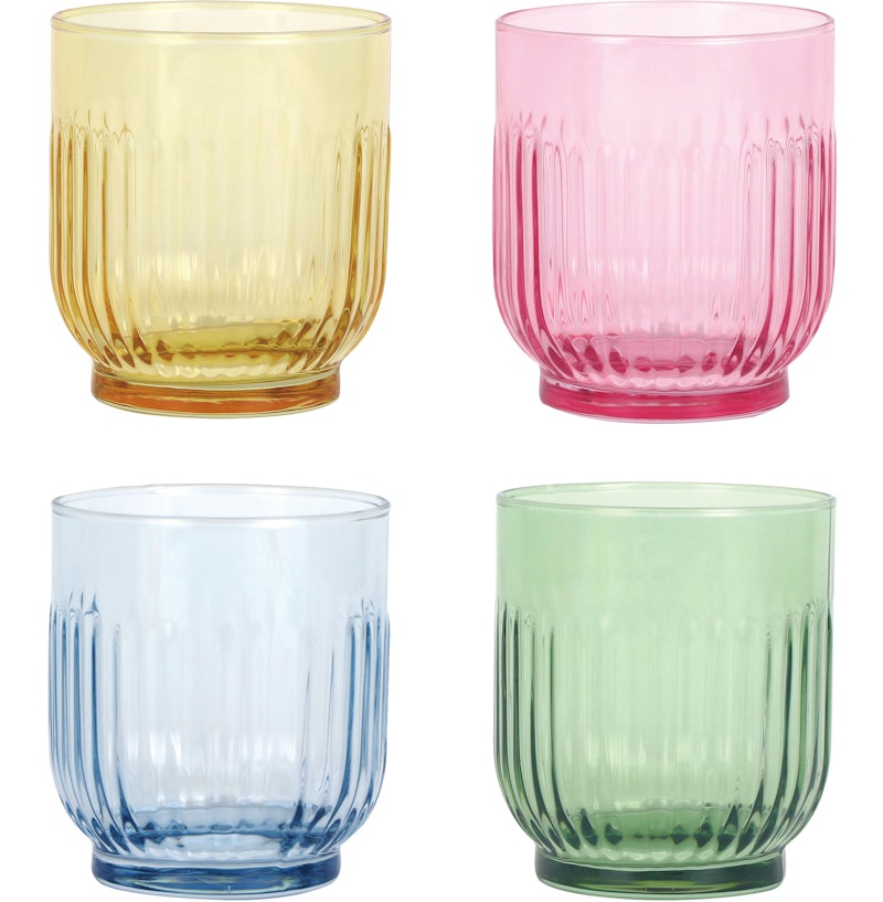 Groovy Glass 33 cl 4-pk, Multi