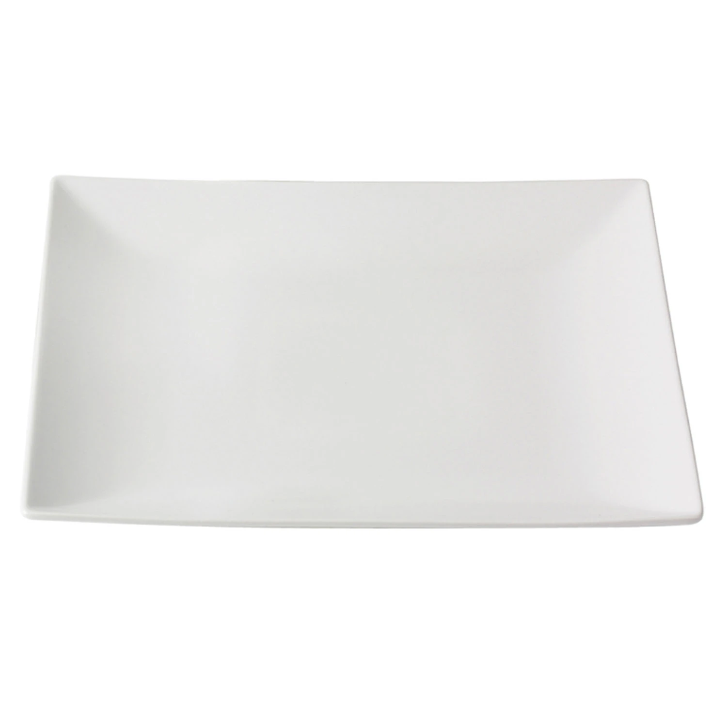 Aida Quadro Tallerken 26x26 Cm  -  Tallerkener Stengods Hvit - 40111