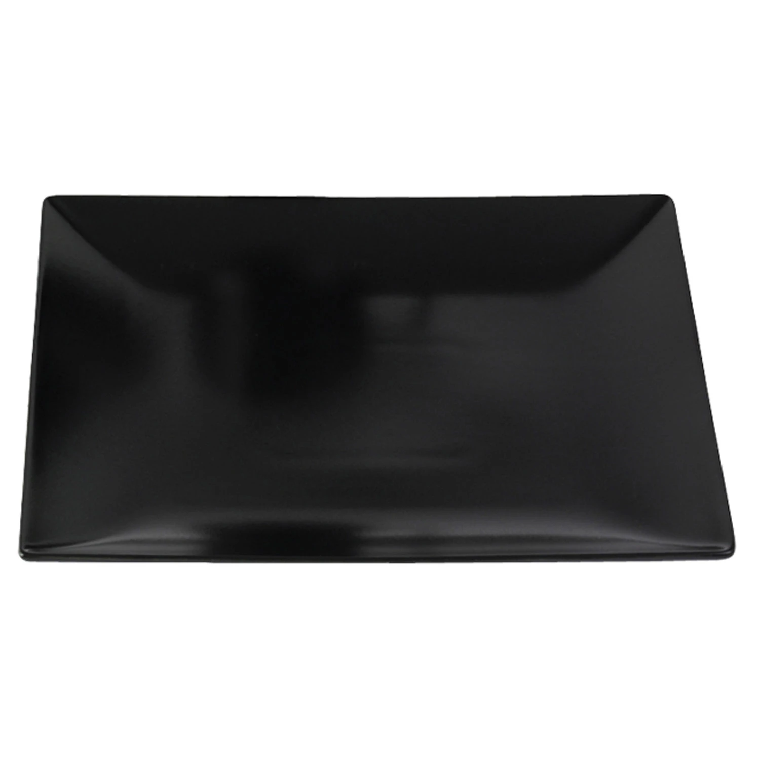 Aida Quadro Tallerken 21x21 Cm  -  Tallerkener Stengods Sort - 40129