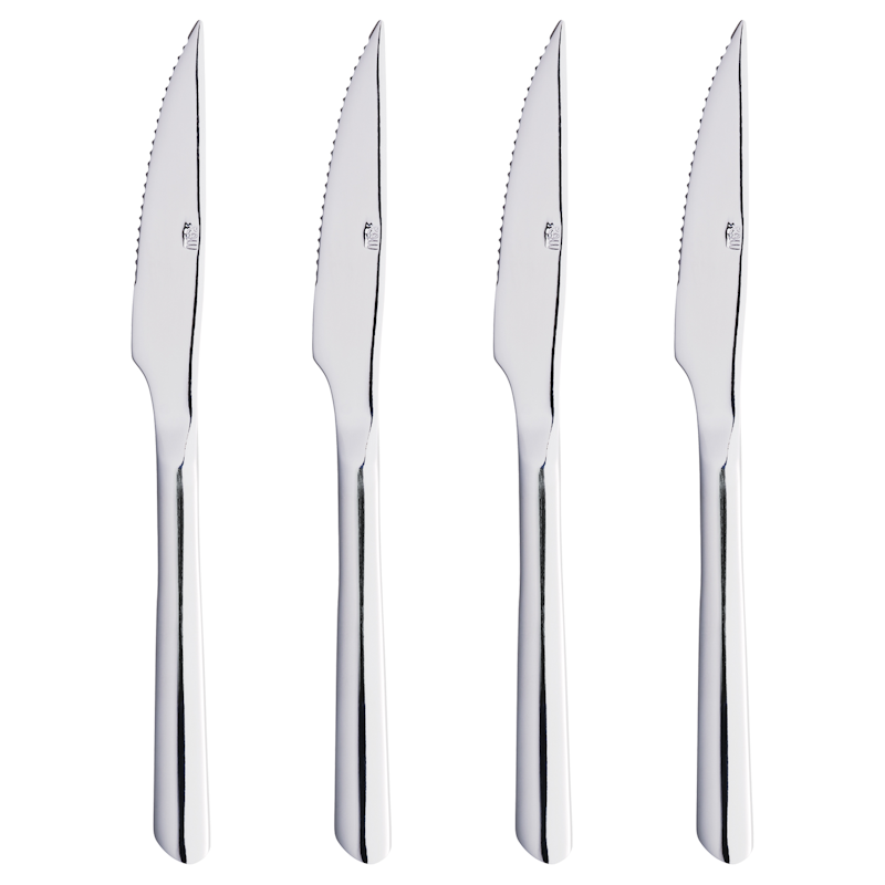 Raw Biffkniv 4-pk, Rustfritt Stål