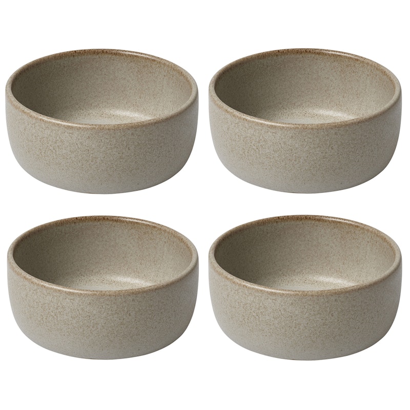 Raw Skål 13 cm 4-pk, Sandy Beige