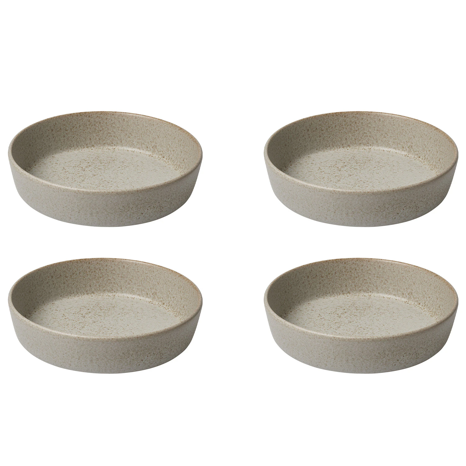 Aida Raw Dyp Tallerken 19,4 Cm 4-pk  -  Dype tallerkener Stengods Sandy Beige - 14417-4-PACK