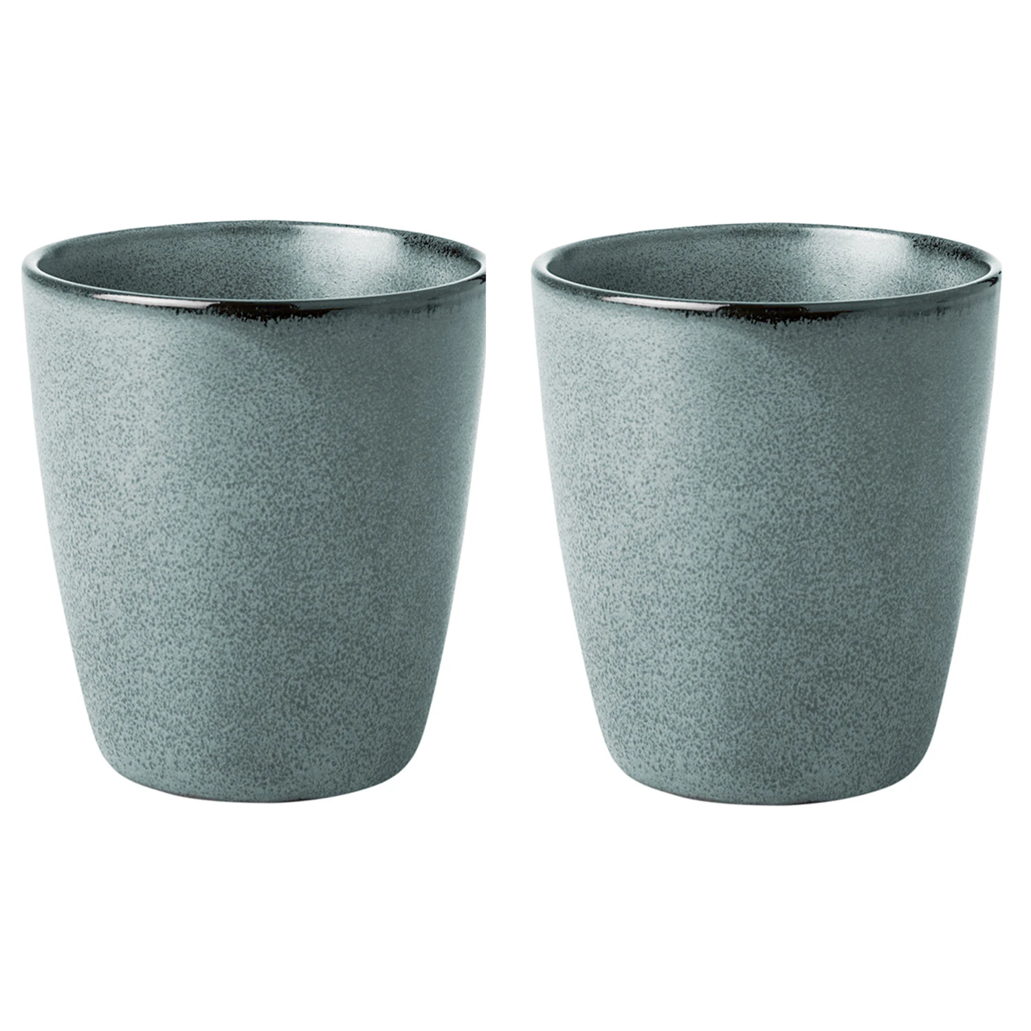 Aida Raw Eggeglass 2-pk  -  Kaffekopper Stengods Northern Green - 15728-2-PACK