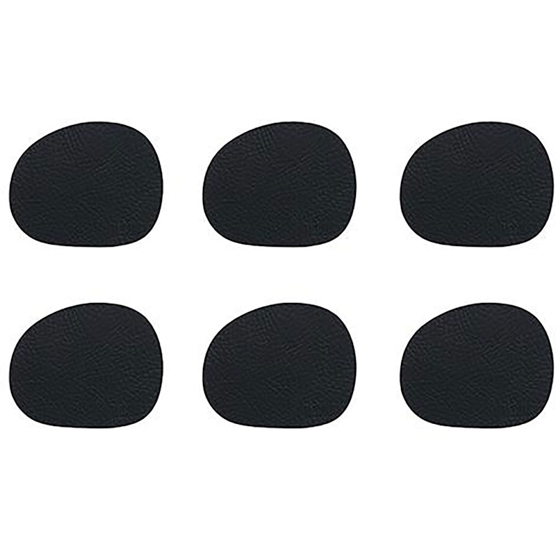 Raw Glassunderlag 6-pk, Black Buffalo