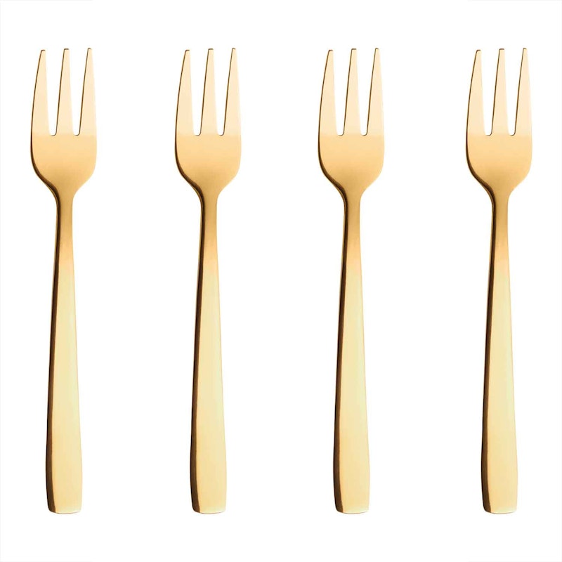 Raw Kakegaffel 4-pk, Gull