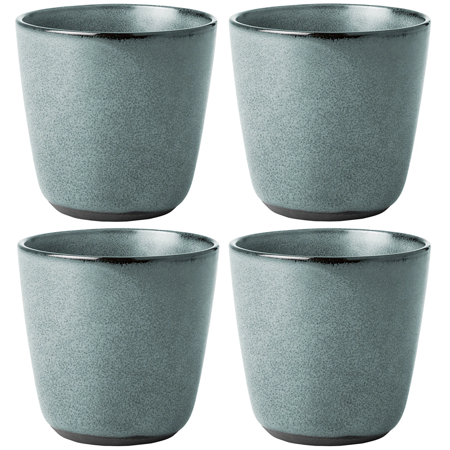 Aida Raw Krus 30 Cl 4-pk  -  Kaffekopper Stengods Northern Green - 15702-4-PACK