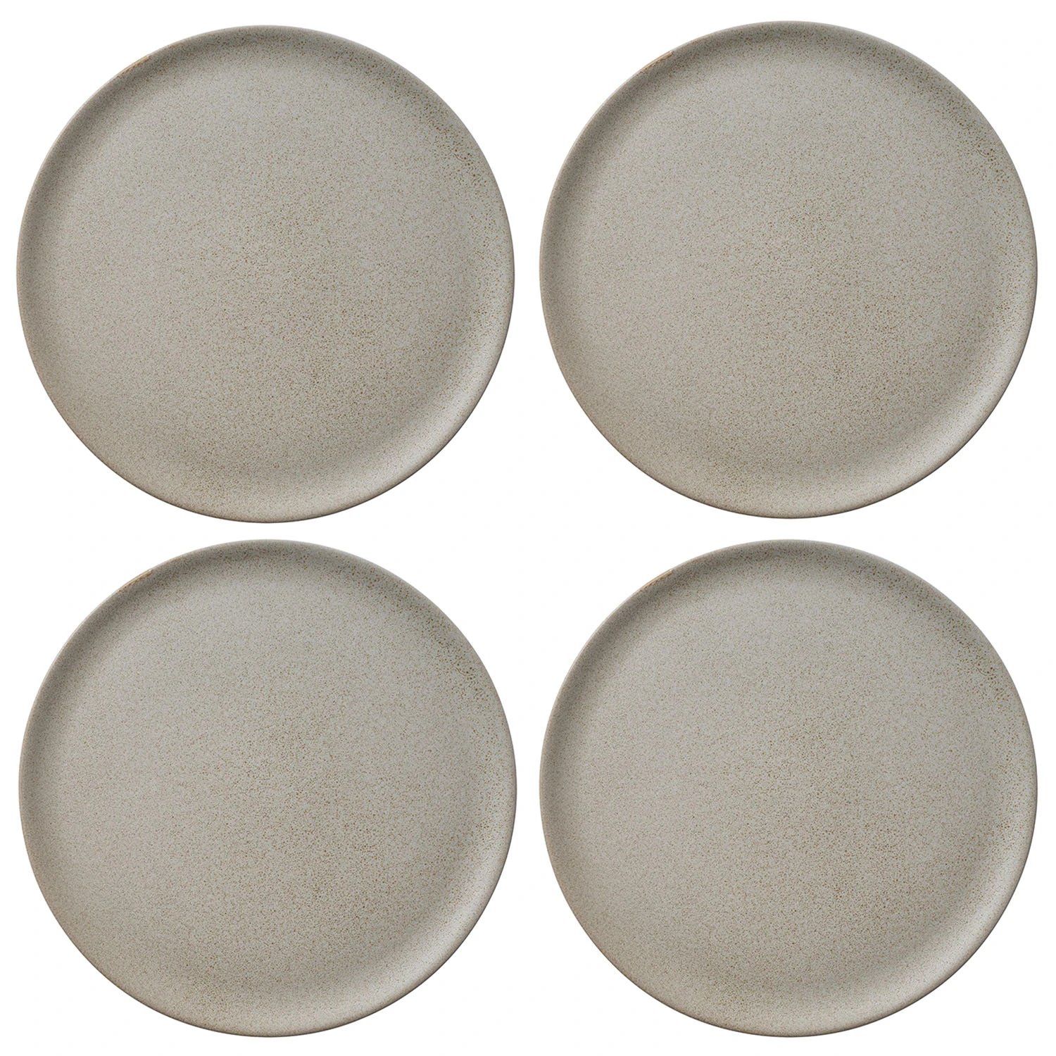 Aida Raw Middagstallerken 28 Cm 4-pk  -  Tallerkener Stengods Sandy Beige - 14412-4-PACK