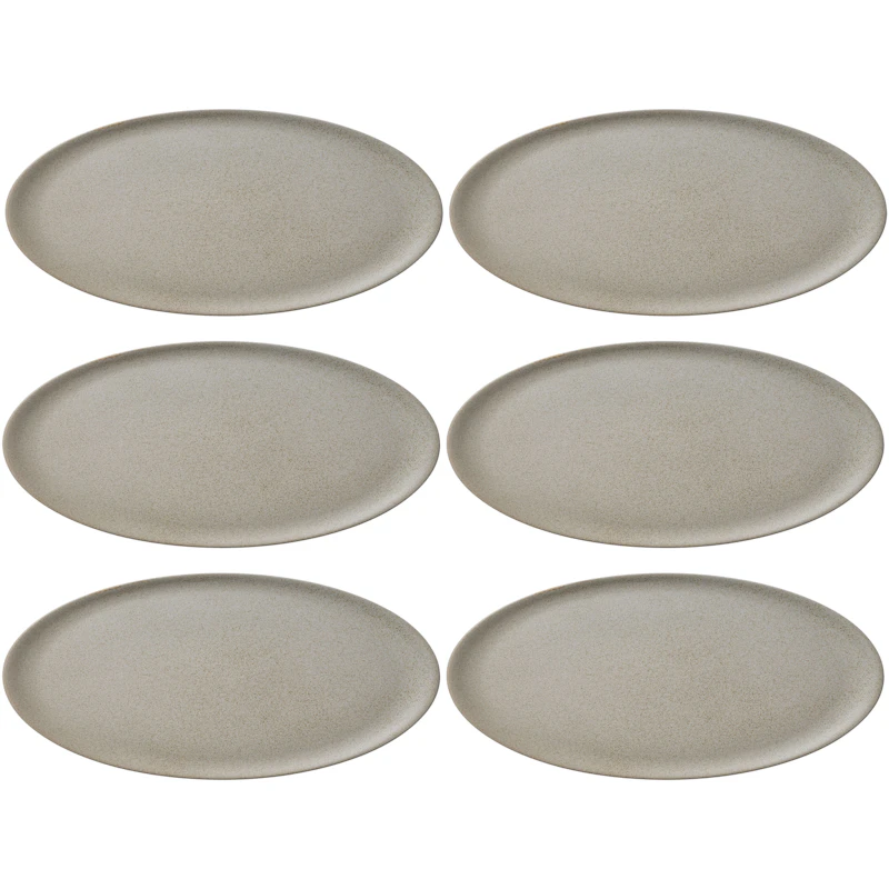 RAW Middagstallerken 28 cm 6-pk, Sandy Beige