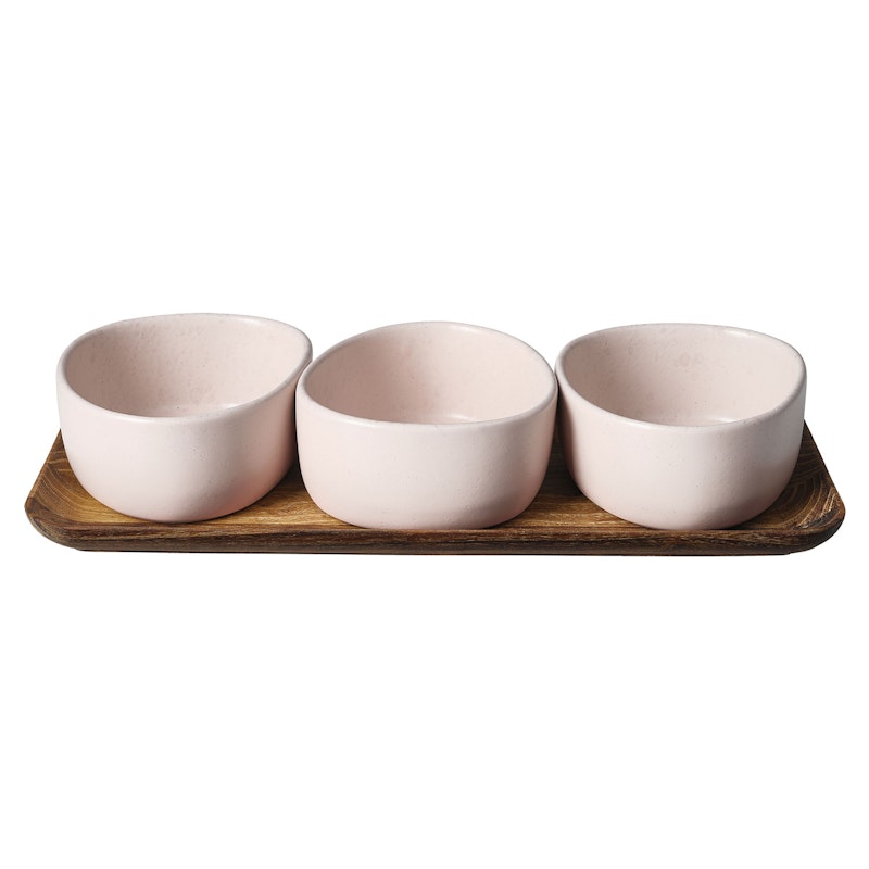 Raw Organic Skåler 3-pk, Nordic Nude