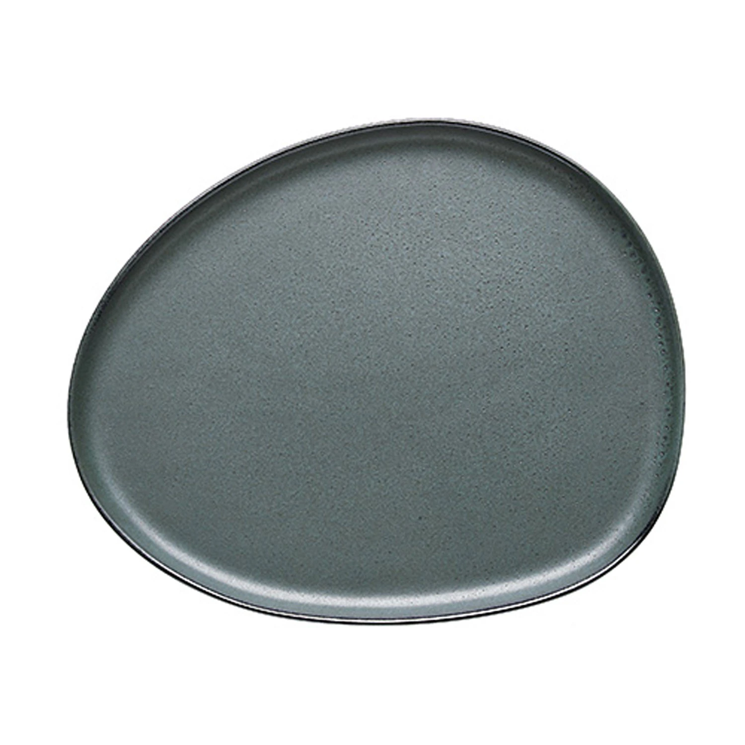 Aida Raw Organic Tallerken 21x24 Cm Northern Light -  Tallerkener Stengods Northern Green - 15808