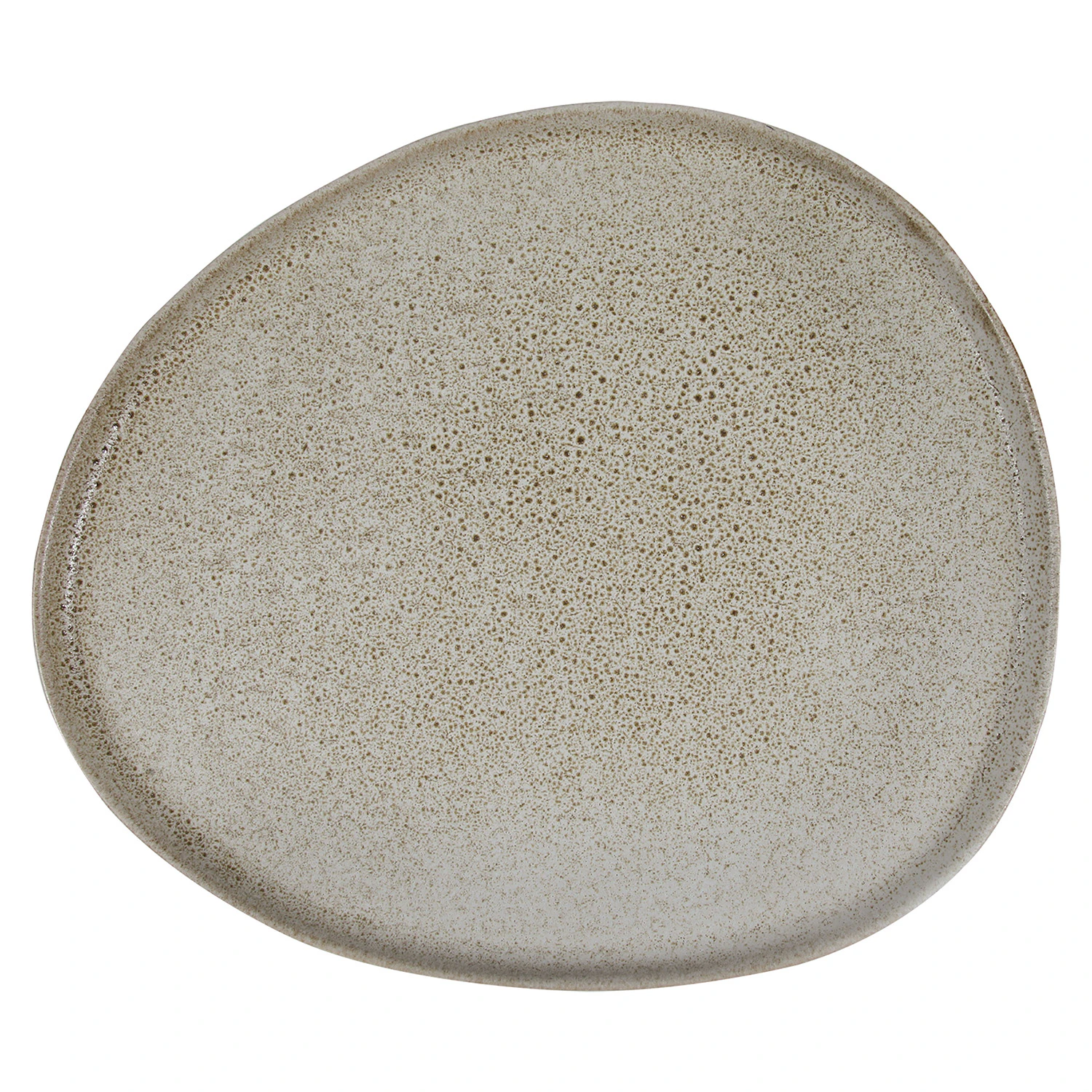 Aida Raw Organic Plate 29 Cm  -  Tallerkener Stengods Sandy Beige - 14439