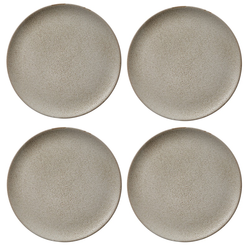 Raw Tallerken 23 cm 4-pk, Sandy Beige