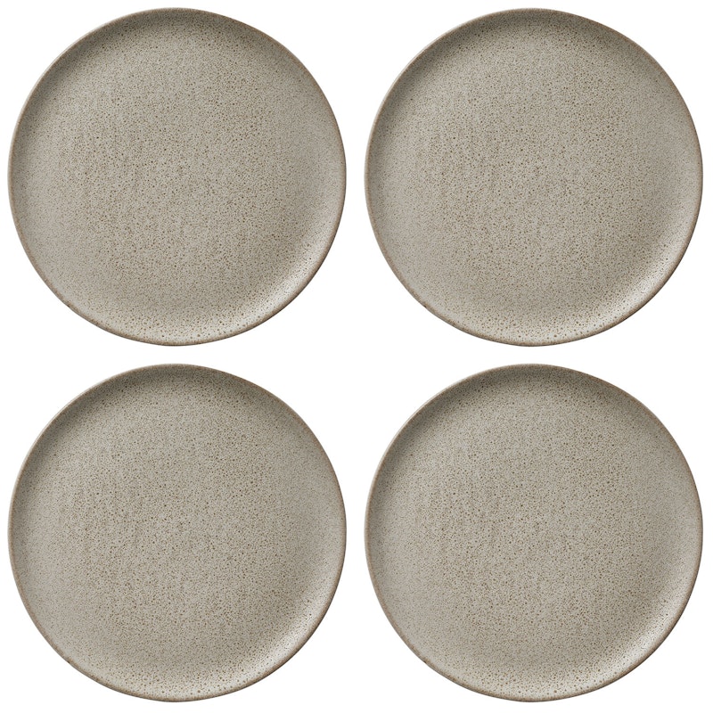 Raw Sidetallerken 20 cm 4-pk, Sandy Beige