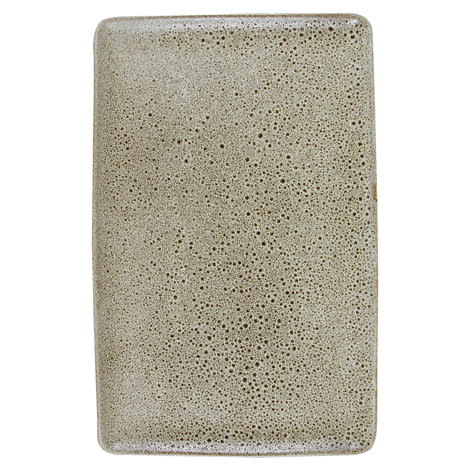 Aida Raw Rectangular Plate 31.5x20  -  Tallerkener Stengods Sandy Beige - 14409