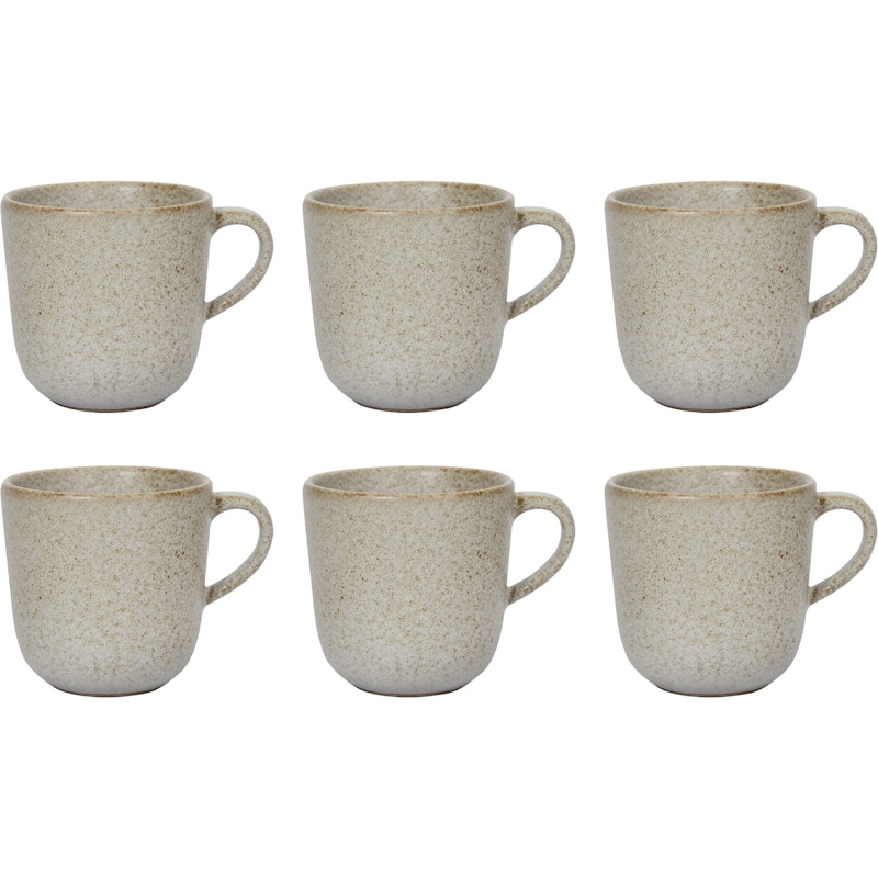 RAW Kaffekopp 20 cl 6-pk, Sandy Beige
