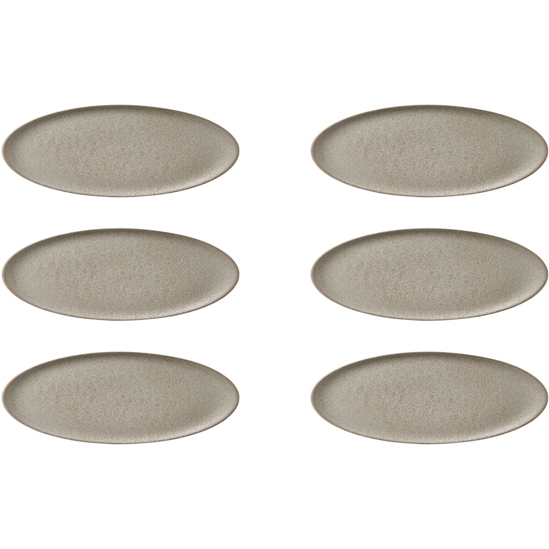RAW Desserttallerken 20 cm 6-pk, Sandy Beige