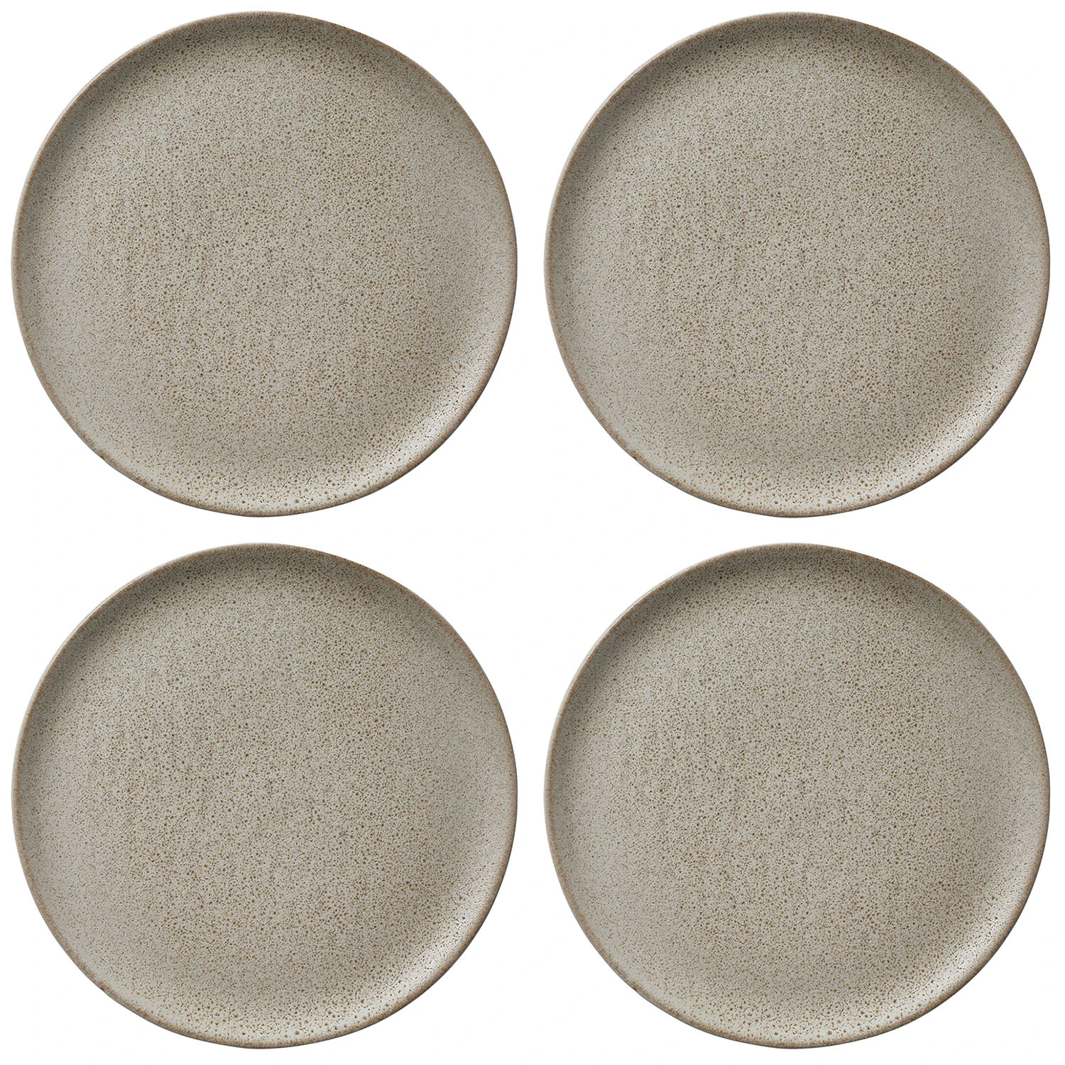 Aida Raw Sidetallerken 20 Cm 4-pk  -  Asjetter Stengods Sandy Beige - 14410-4-PACK