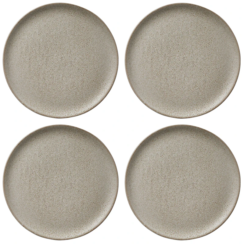 Raw Sidetallerken 20 cm 4-pk, Sandy Beige