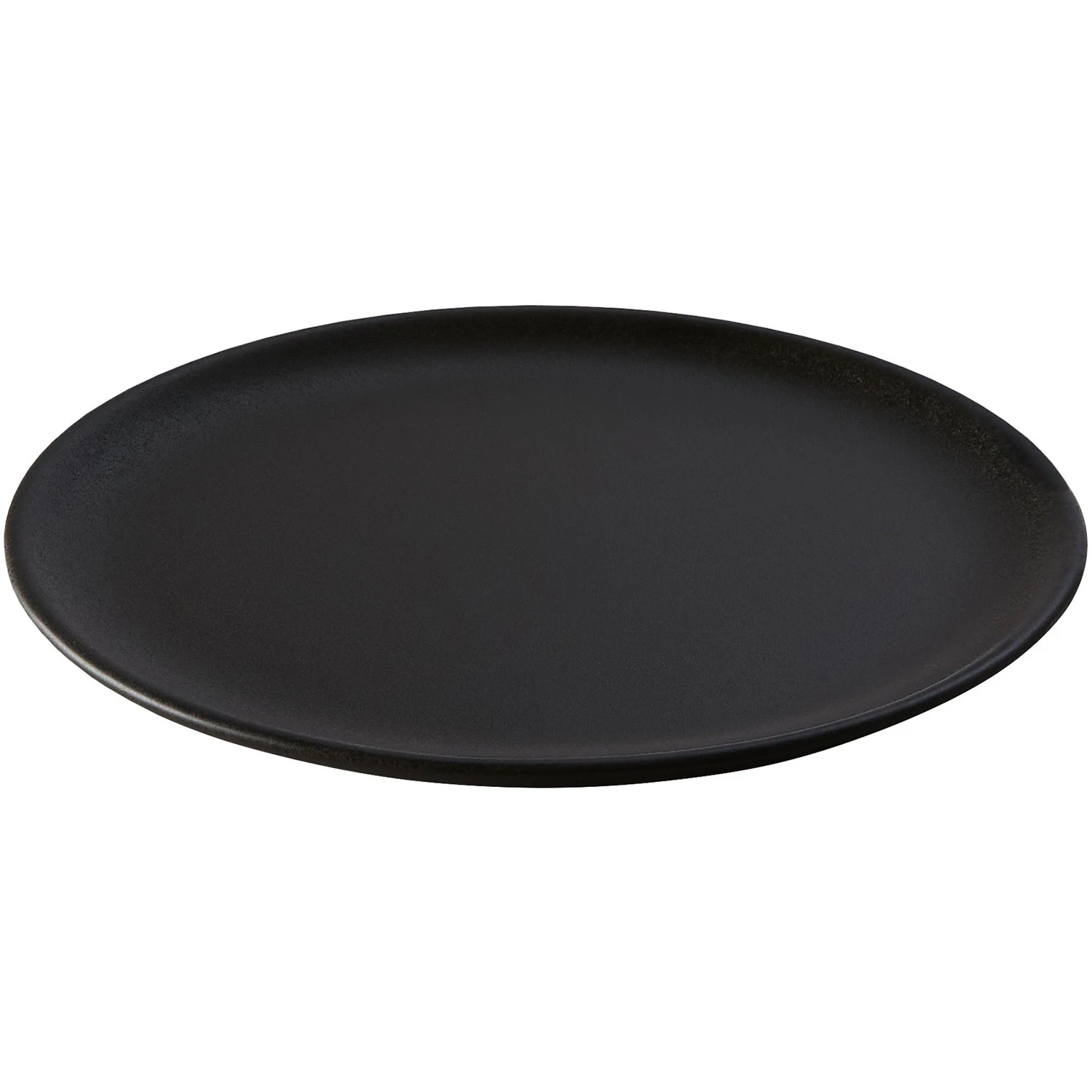 Aida Raw Sidetallerken 20 Cm  -  Tallerkener Stengods Titanium Black - 14810
