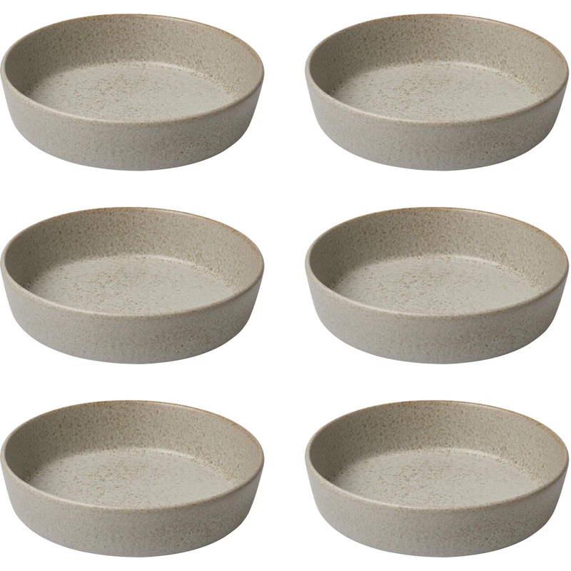 RAW Suppetallerken 19,4 cm 6-pk, Sandy Beige