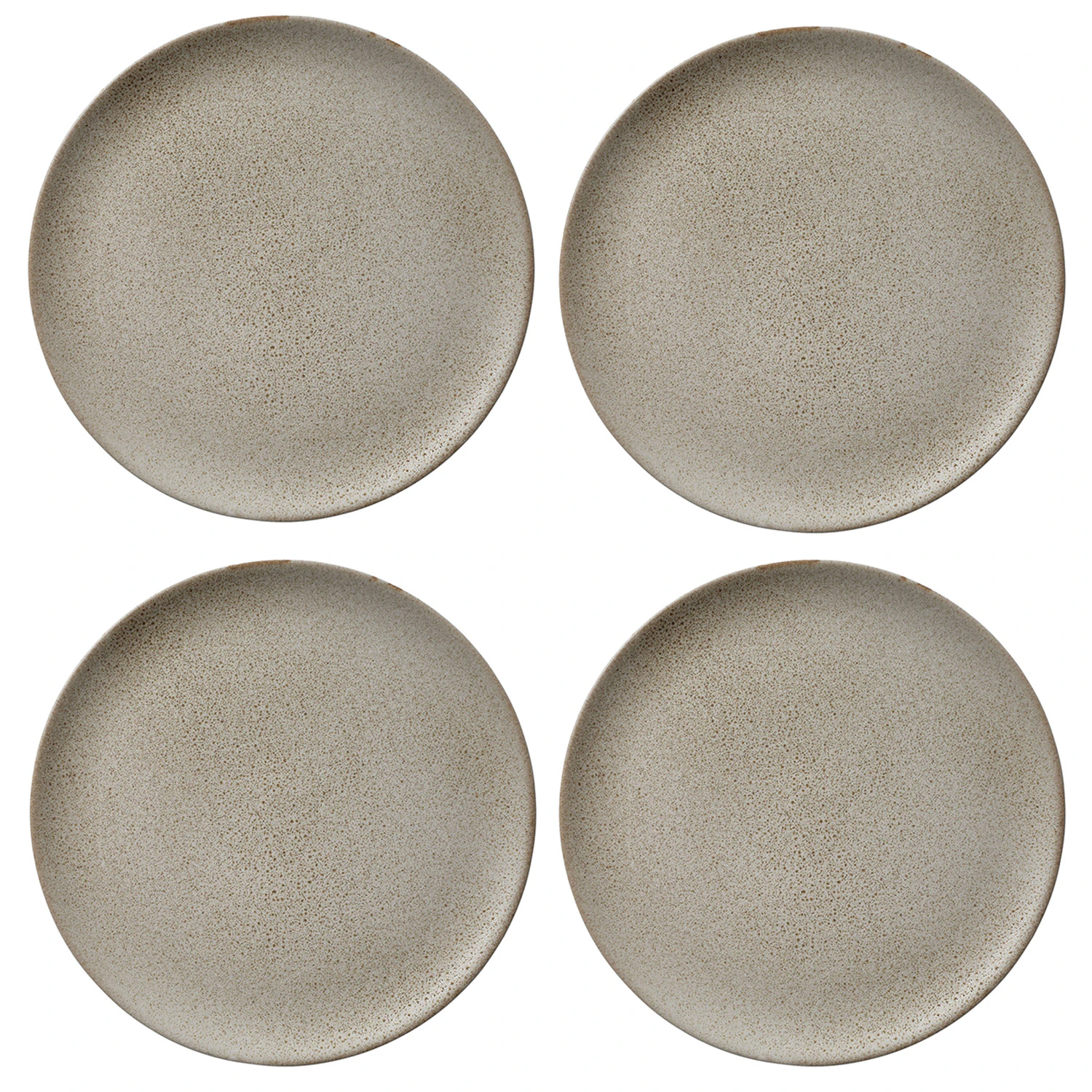 Aida Raw Tallerken 23 Cm 4-pk  -  Tallerkener Stengods Sandy Beige - 14411-4-PACK