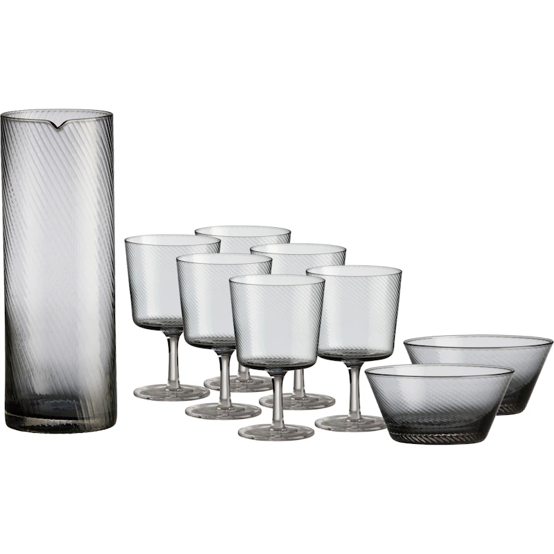 RAW Unique Swirl Sett 9-pk, Smoke