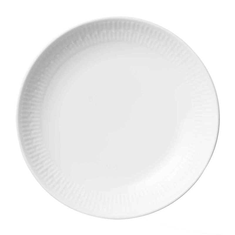 Relief Dyp Tallerken 22 cm 4-pk, Hvit