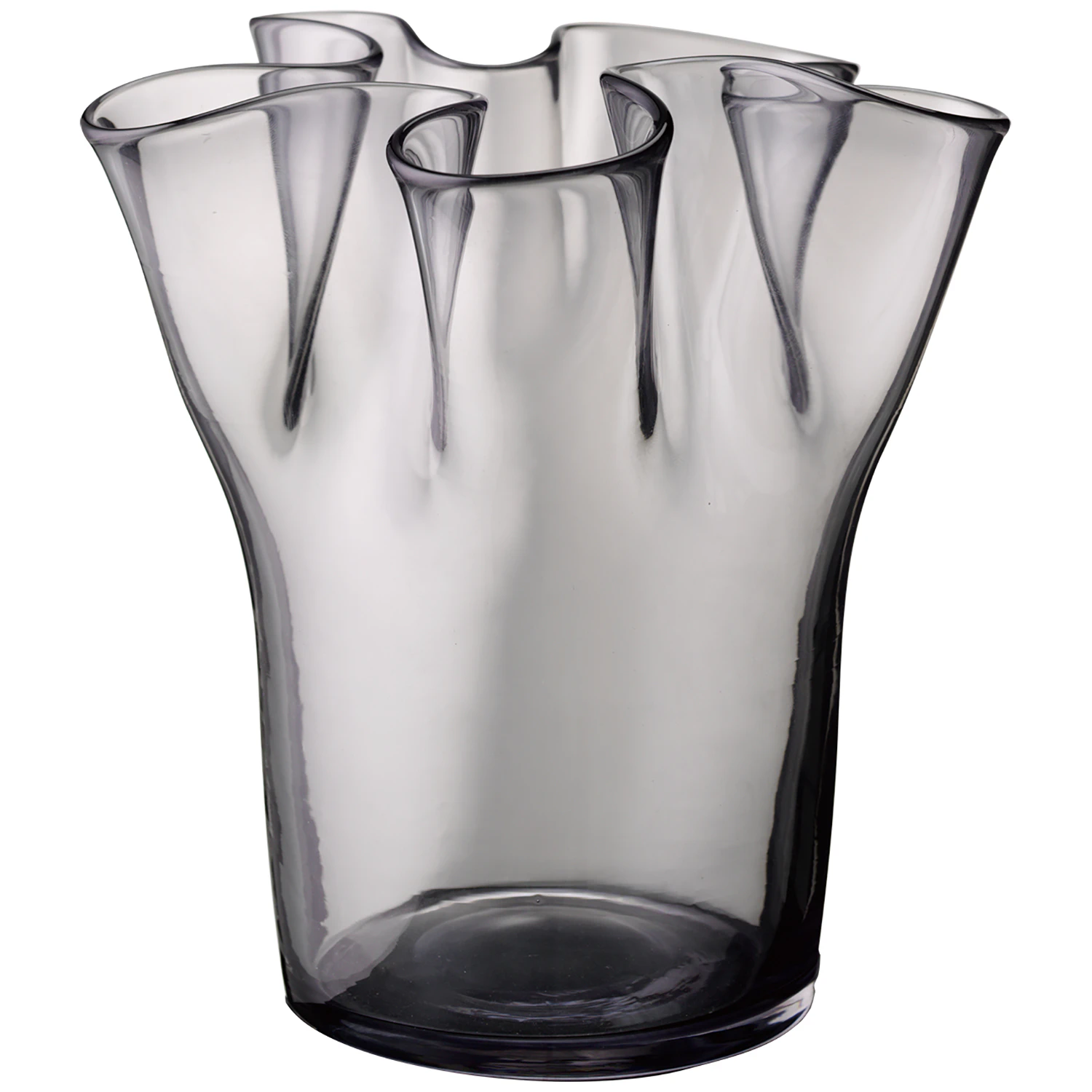 Aida Tulip Vase R&oslash;ykgr&aring; -  Vaser Glass Smoke - 31962