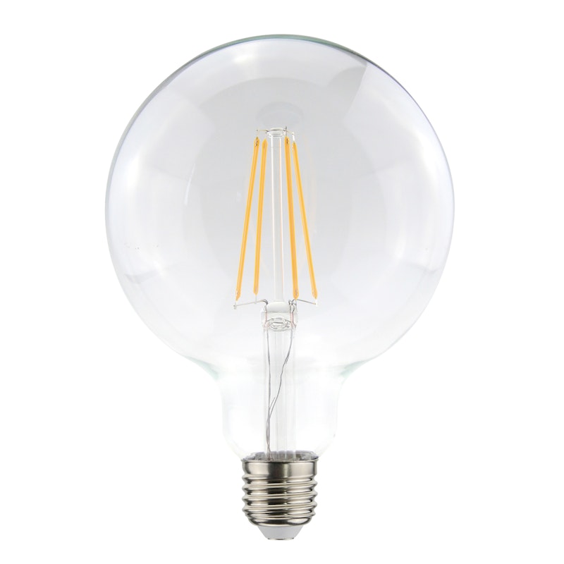 Led Filament Globe Klar E27 L, Dimbar