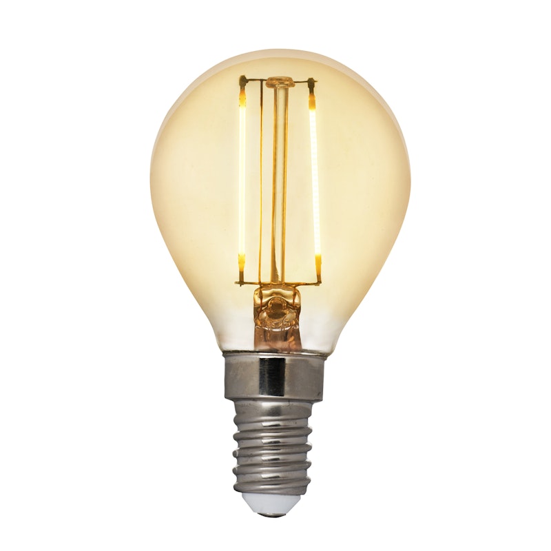 LED Filament Amber P45 4,5W E14 360lm Dimbar