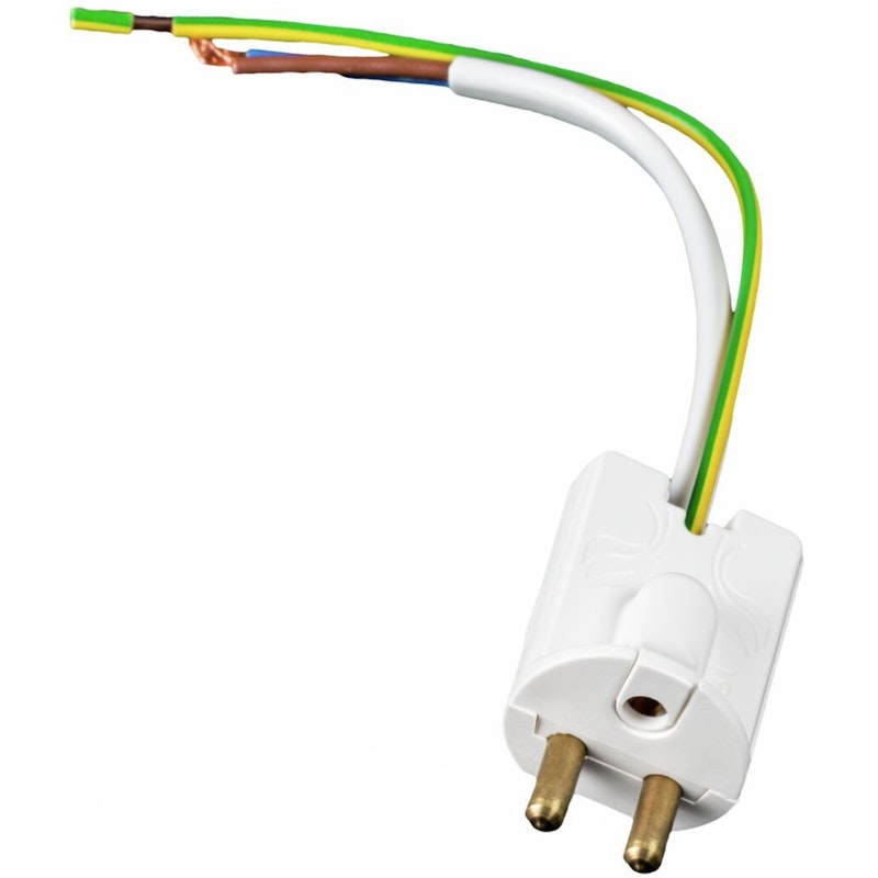 Stikkpropp med Ledning 14 cm, Jordet