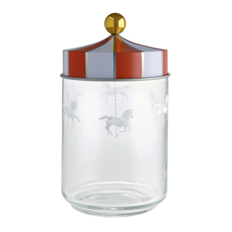 Circus Glass Med Lokk, 100 cl