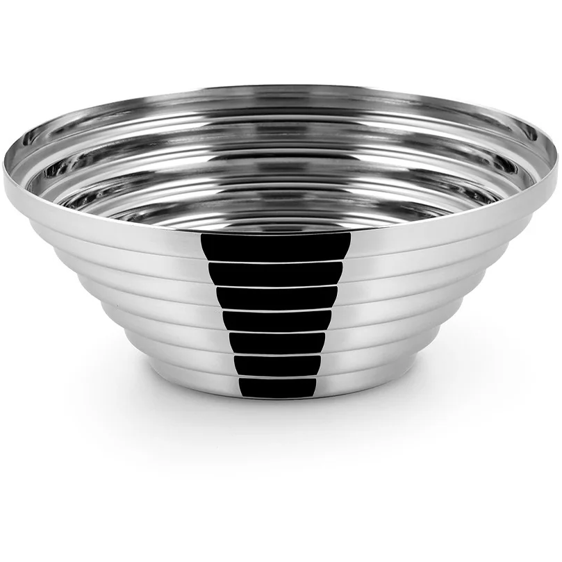 Alessi Maya Kurv Rund 20 Cm -  Fruktsk&aring;ler Rustfritt st&aring;l - 7320/20