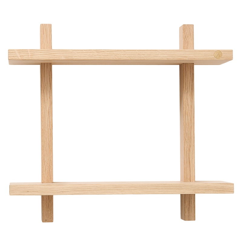 Treat Vegghylle Dobbel 34x34 cm, Eik