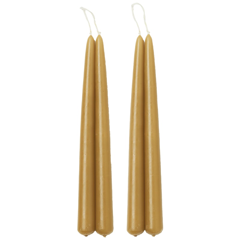 Blossom Stearinlys 4-pk, Oiled Oak