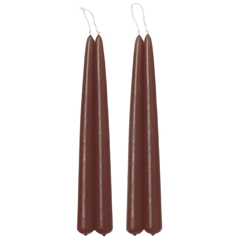 Blossom Stearinlys 4-pk, Røkt Eik