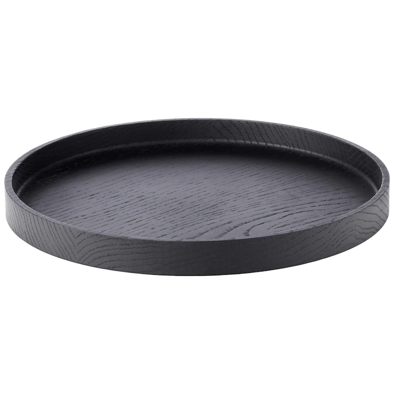 Luna Brett 28 cm, Sortbeiset Eik