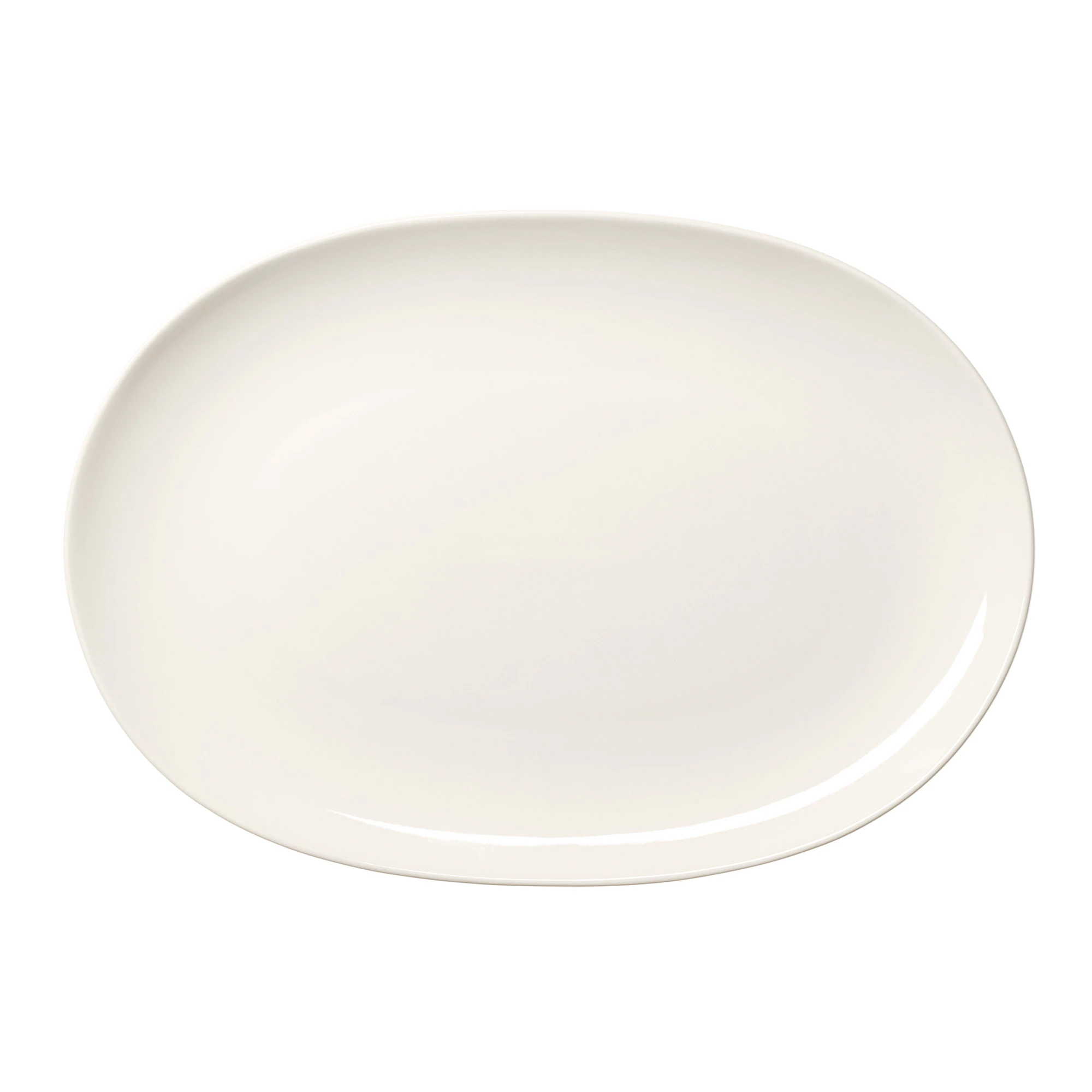 Arabia 24h Oval Plate - Serveringsfat Vitroporcelain Hvit - 1086671