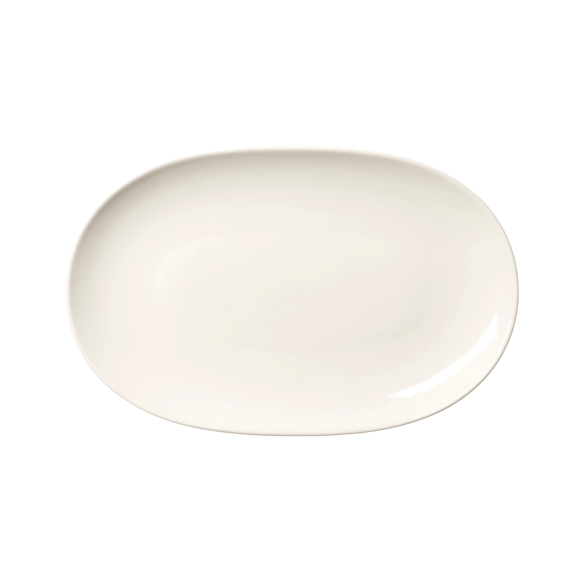 Arabia 24h Oval Plate 18x28 Cm - Serveringsfat Vitroporcelain Hvit - 1086669