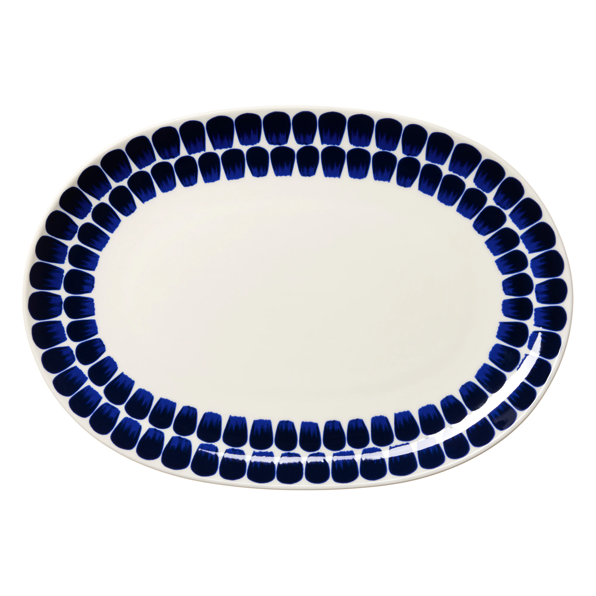 Arabia 24h Tuokio Oval Plate - Serveringsfat Vitroporcelain Bl&aring; - 1086670