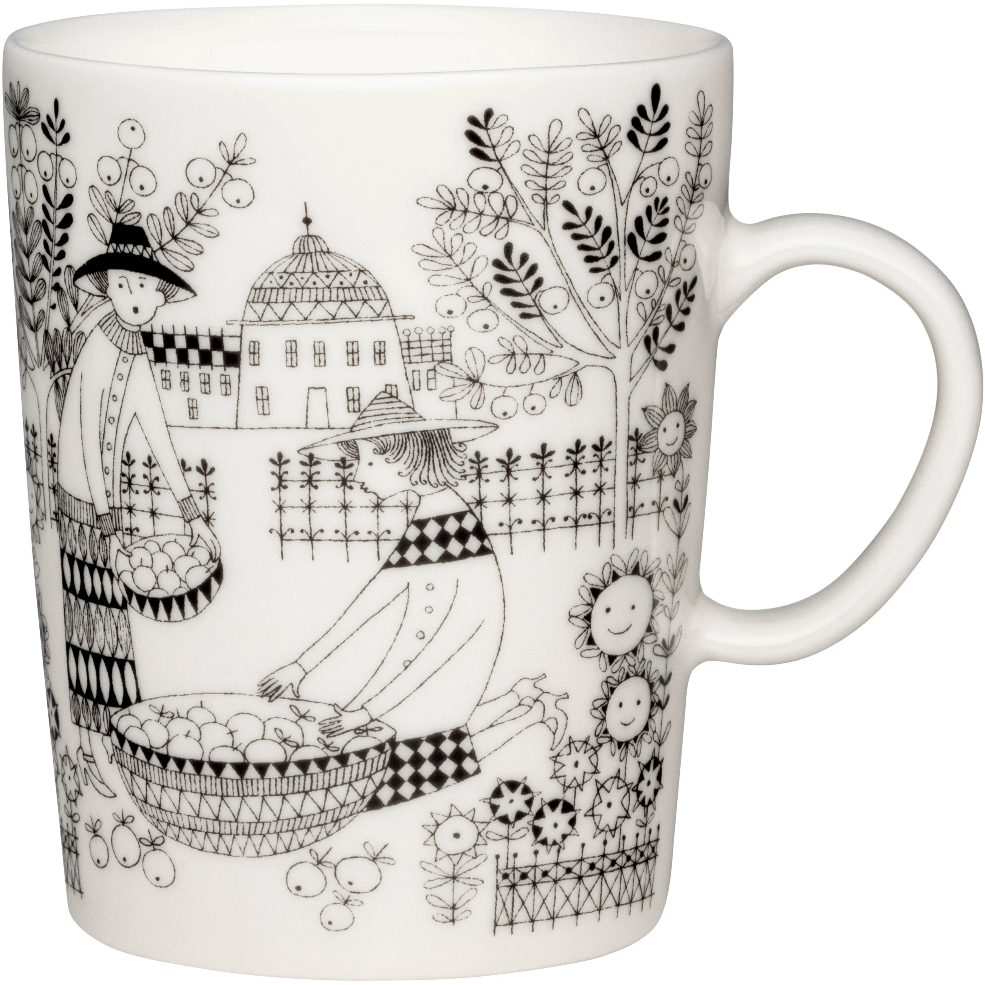 Arabia Emilia Krus 50 Cl -  Kaffekopper Vitroporcelain Hvit - 1078379