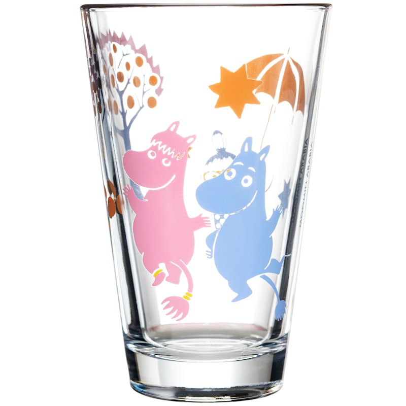 Mumin Drikkeglass Fest 2-pk