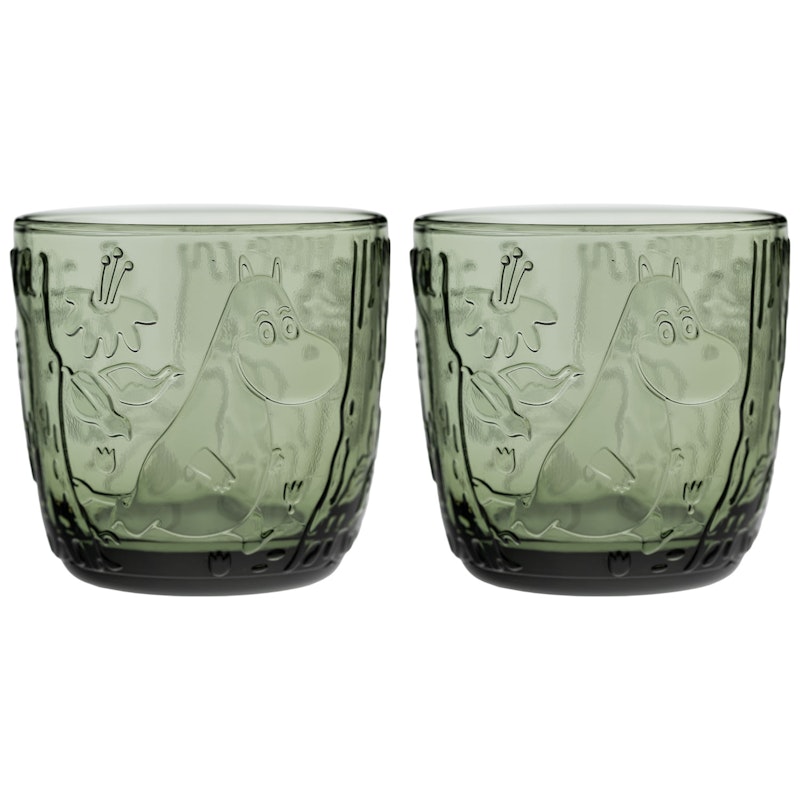 Mummi Drikkeglass 2-pk 28 cl, Pine Green