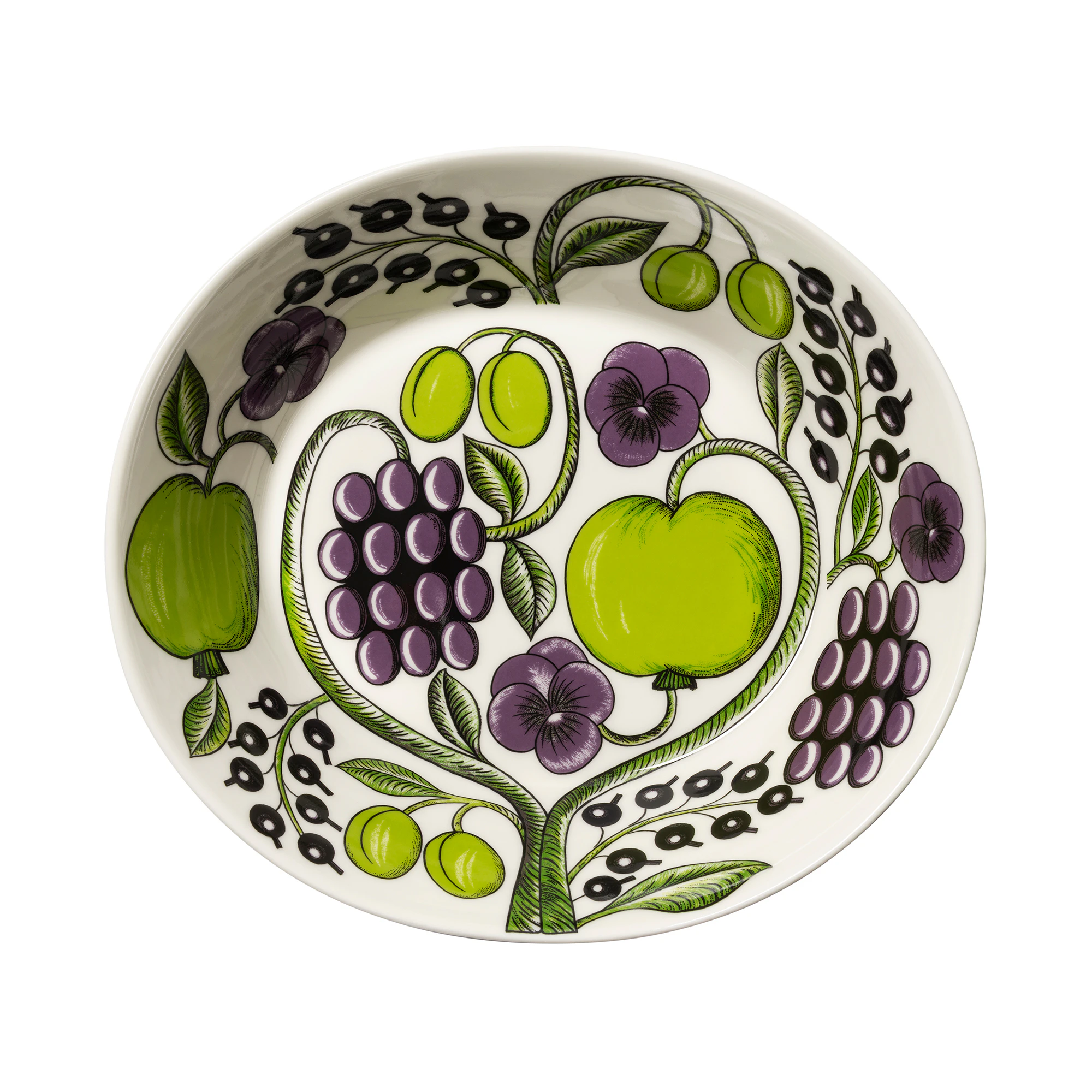 Arabia Paratiisi Sk&aring;l / Lilla - Serveringssk&aring;ler Vitroporcelain Gr&oslash;nn - 1086509