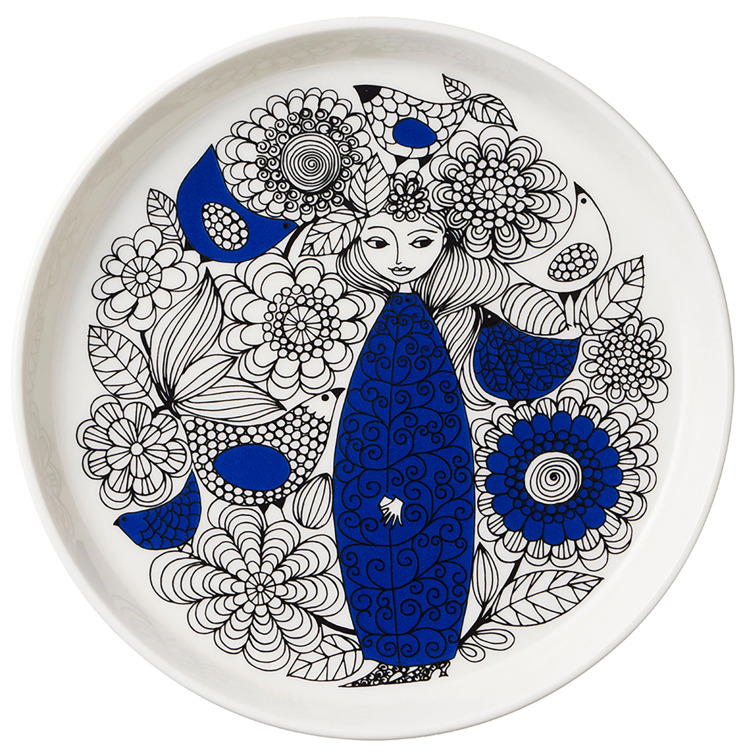 Arabia Pastoraali Sidetallerken 19 Cm -  Asjetter Porselen Multi - 1026261